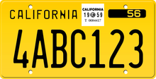 Load image into Gallery viewer, 1959 CALIFORNIA LICENSE PLATE
