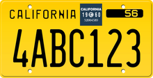 將圖片載入圖庫檢視器 1960 CALIFORNIA LICENSE PLATE