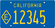 Cargar imagen en el visor de la galería, 1985 STATE EXEMPT CALIFORNIA LICENSE PLATE
