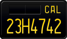 Load image into Gallery viewer, 1966 CALIFORNIA MOTORCYCLE LICENSE PLATE