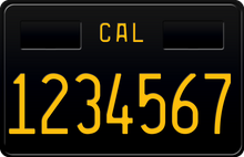 Load image into Gallery viewer, 1963 CALIFORNIA MOTORCYCLE LICENSE PLATE