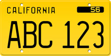 將圖片載入圖庫檢視器 1961 CALIFORNIA LICENSE PLATE