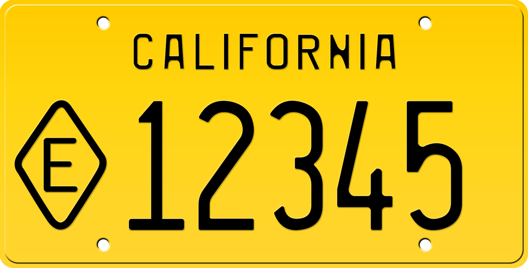 1956 STATE EXEMPT CALIFORNIA LICENSE PLATE