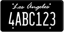 Load image into Gallery viewer, CALIFORNIA BLACK LICENSE PLATE - LOS ANGELES SHOW PLATE