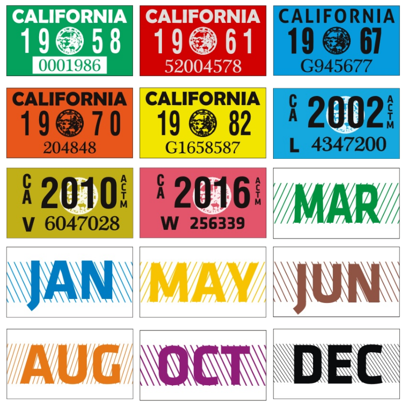 California Plate Sticker Custom Personalized California License Plates | California License Plate
