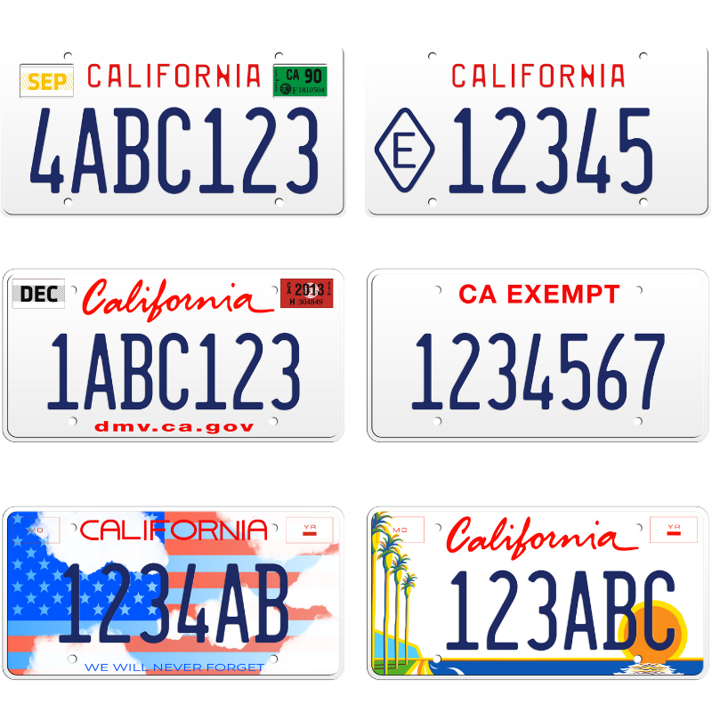 Dmv ca personalized plate discount