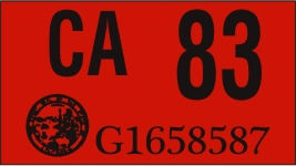 Sticker / Aufkleber von Fussball Club Lens Frankreich (Neu (gemäss