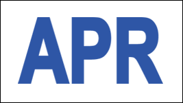 MONTH APRIL / APR STICKER ON CALIFORNIA LICENSE PLATE