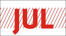 MONTH JULY / JUL STICKER ON CALIFORNIA LICENSE PLATE - California License Plate