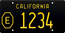 Load image into Gallery viewer, 1965 COUNTY EXEMPT CALIFORNIA LICENSE PLATE
