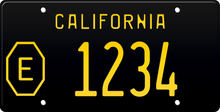 Load image into Gallery viewer, 1963 COUNTY EXEMPT CALIFORNIA LICENSE PLATE
