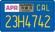 Load image into Gallery viewer, 1978 CALIFORNIA MOTORCYCLE LICENSE PLATE
