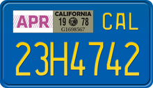 Afbeelding in Gallery-weergave laden, 1978 CALIFORNIA MOTORCYCLE LICENSE PLATE
