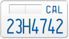 Load image into Gallery viewer, 2016 CALIFORNIA MOTORCYCLE LICENSE PLATE
