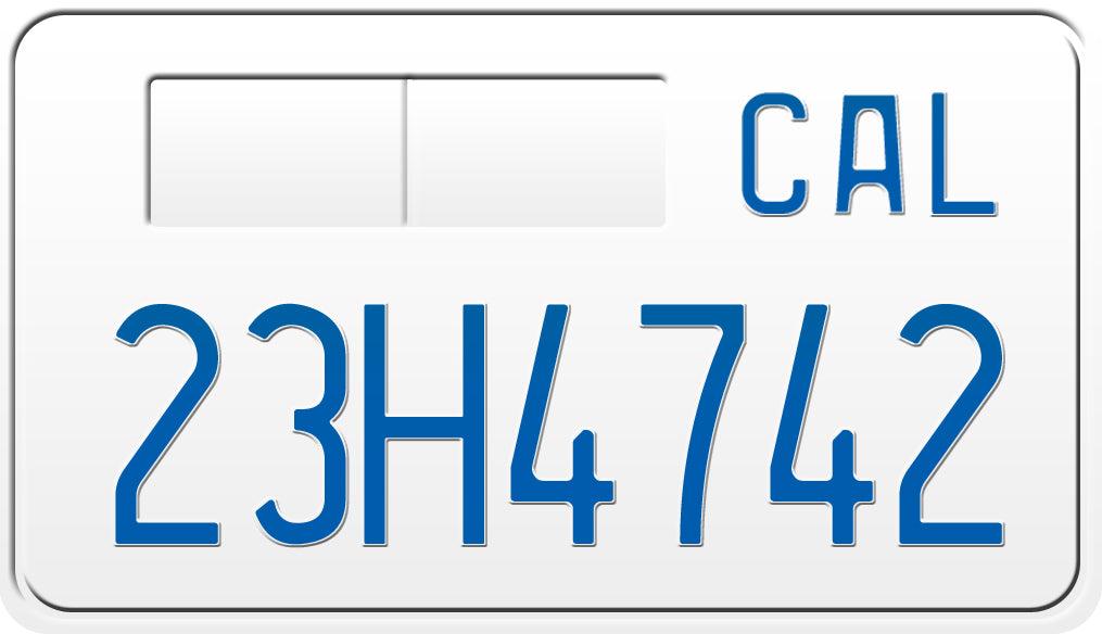2010 カリフォルニア バイク ナンバー プレート 4
