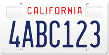 Load image into Gallery viewer, 1987 CALIFORNIA LICENSE PLATE
