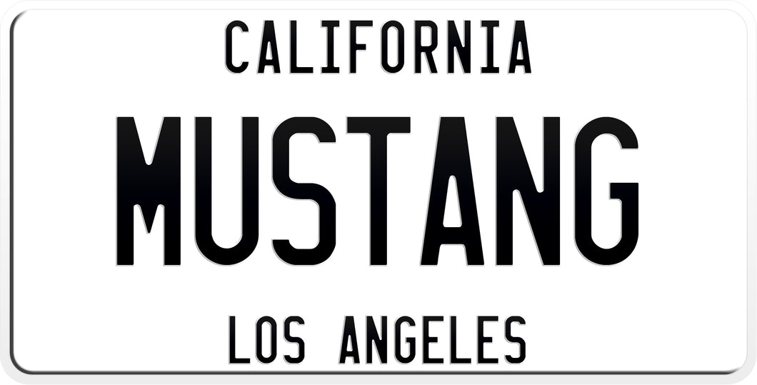white-california-license-plate-in-two-lines-white-with-black-text