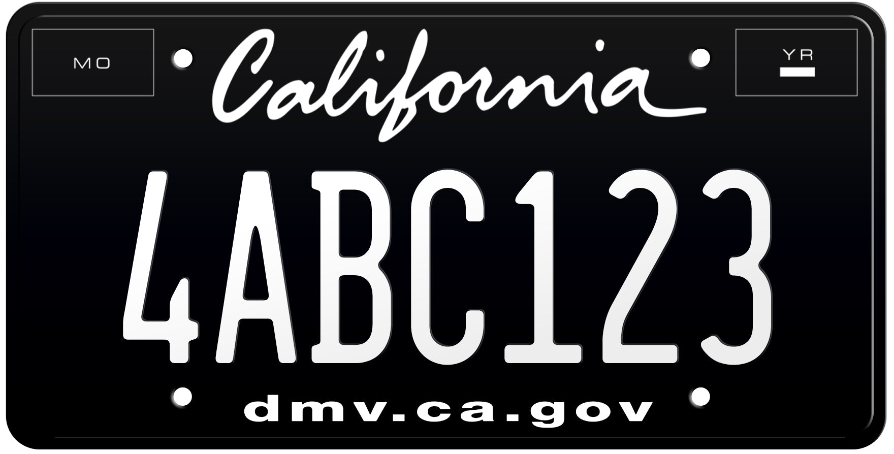 Pair hotsell of Personalized California Car License Plates (Roller B)