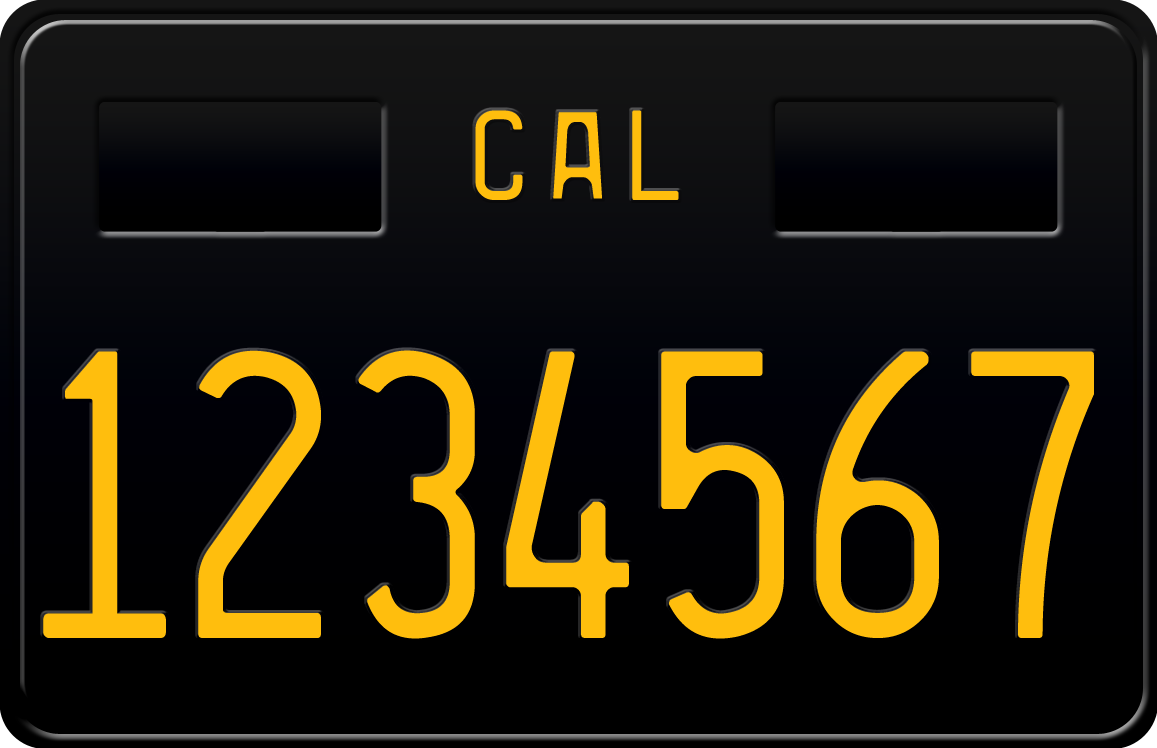 1963 年カリフォルニアオートバイナンバープレート 5 インチ x 8
